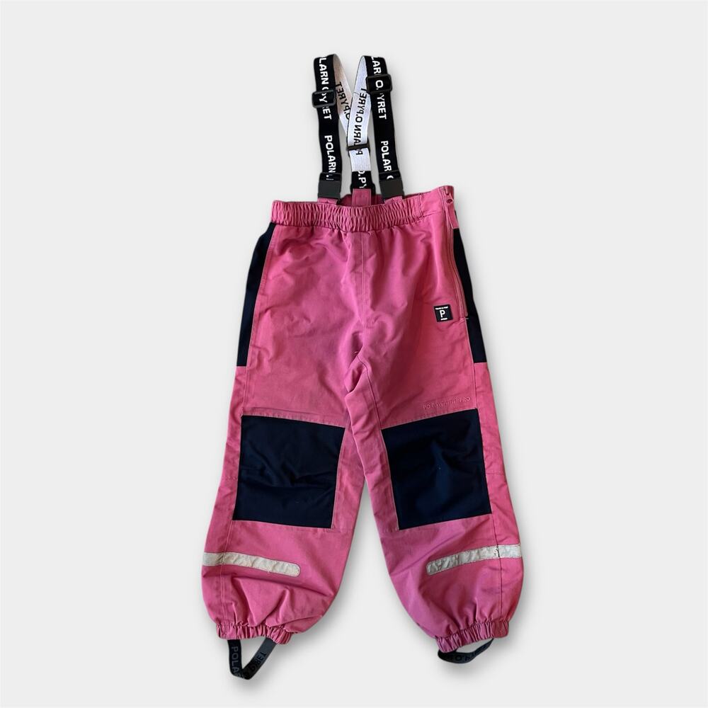 Polarn O. Pyret Kids Waterproof Performance Snowpants Pink 116 cm 5-6
